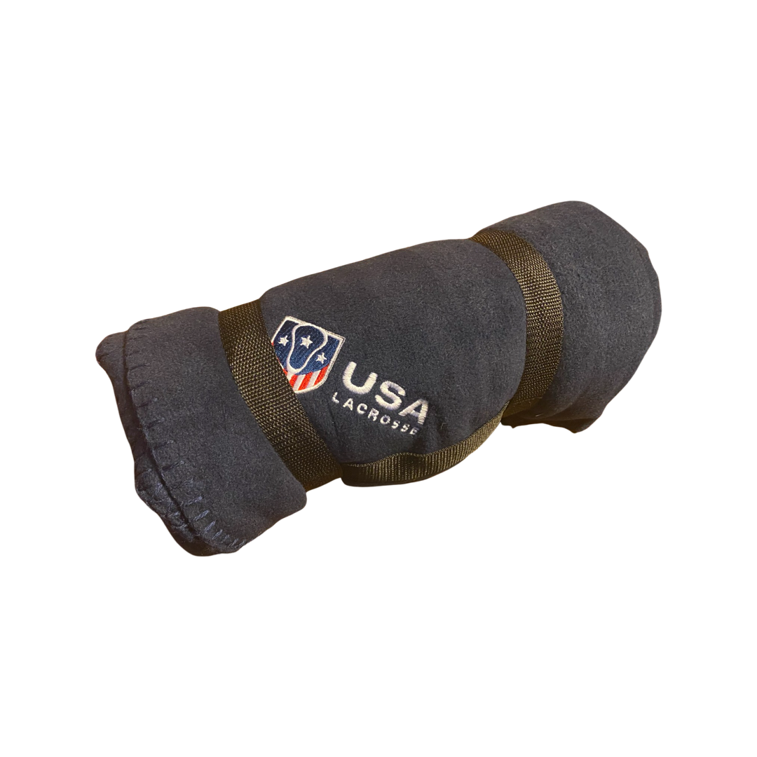 USA Lacrosse Fleece Roll Up Blanket